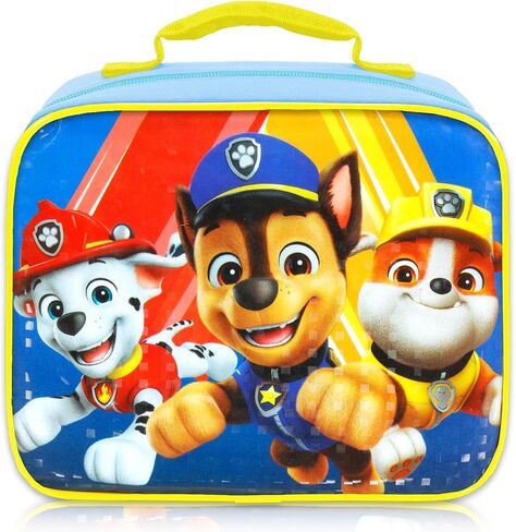 Paw Patrol Backpack with Lunch Box for Kids - Bundle with 16" School Bag, Lunch Bag, Stickers, Water Bottle, More | Paw Patrol School Backpack and Lunchbox for Boys in Kuwait