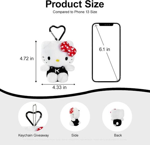 Vimanllie Cute Plush Keychain Backpack Charm Gifts for Women Girls in Kuwait