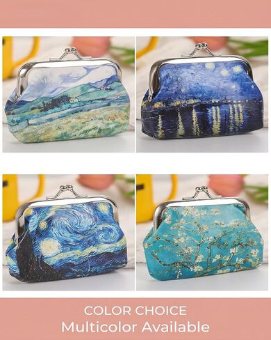 Women Wallet, Small Slim Thin Credit Card Wallet, PU Leather Bifold Cash Zipper Coin Pocket ID Window for Ladies Teen DJA1431-02 in Kuwait