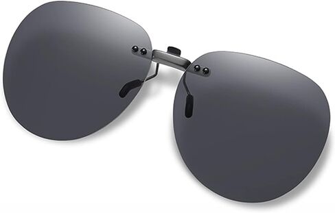 Clip On Sunglasses Polarized Unisex Anti-Glare Driving Glasses Non-Flip Up in Saudi Arabia