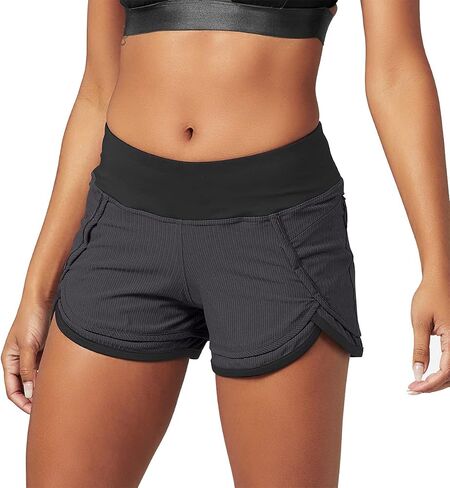 HYLETE Iris Running Short for Women with Pockets and Built-in Liner Black in Kuwait