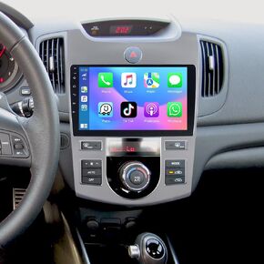 ASURE 9 inch Car Stereo Radio for Kia Forte Cerato 2011-2013 with Manual AC,8Core 4+64G Android System Car in-Dash GPS Navigation Head Unit with Wireless Carplay Android Auto,1280x720 Touchscreen in Saudi Arabia
