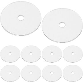 NOLITOY 20Pcs Mini Cd Keychain Clear Plastic Pendants Retro Music Record Style Diy Backpack Purse Charm Accessories in Saudi Arabia