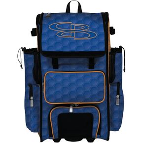 Boombah Rolling Superpack 2.0 3DHC Baseball/Softball Gear Bag - 23-1/2" x 13-1/2" x 9-1/2" - Multiple Colors - Telescopic Handle and Holds 4 Bats - Wheeled Version in Kuwait