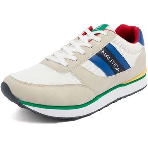 Nautica Men's Lace-Up Sneakers – Casual, Stylish, and Comfortable for Walking in Saudi Arabia