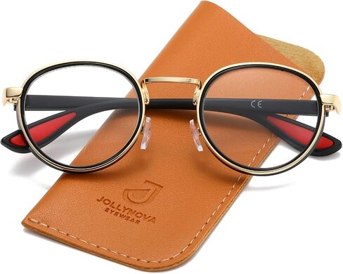 JOLLYNOVA HD7 Reading Glasses CC530 for Men & Women, Clear Vision Blue Light Blocking Readers, Adjustable Nose Pads in Saudi Arabia
