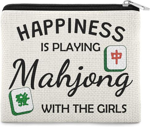 Mahjong Coin Purse for Women Mahjong Lover Gift Friend Sister Bestie Birthday Gifts Game Players Coin Pouch Game Lover Player Christmas Valentines Day Gift Zipper Change Pouch in Saudi Arabia