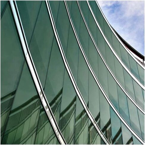 BDF PRGN Window Film Premium Color High Heat Control and Daytime Privacy Green Outside, Silver Inside - 48in X 24ft in Saudi Arabia