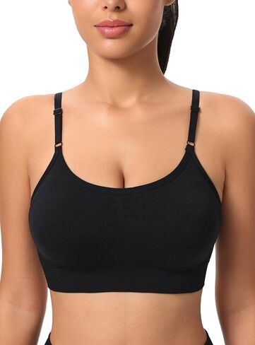 Seamless Push up Bras for Women, Sewn in Padded Wireless Bra, Supportive Back Smoothing Bralette T-Shirt Bra All Day Comfort in Saudi Arabia