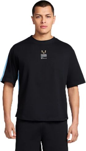 Messi Men's Lifestyle Oversized Top, Comfortable Wear, 60% Cotton & 40% Polyester in Saudi Arabia