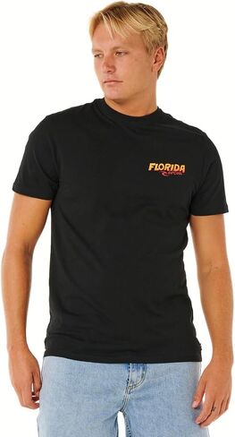 Rip Curl Men's Destination Short Sleeve Crew Neck T-Shirt, Standard Fit in Kuwait