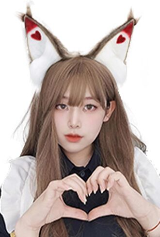 Hazbin Husk Ears Cosplay Hazbin Devil Hotel Husk Costume Accessories Ear Headband Halloween Christmas Outfits Props in Saudi Arabia