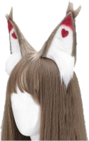 Hazbin Husk Ears Cosplay Hazbin Devil Hotel Husk Costume Accessories Ear Headband Halloween Christmas Outfits Props in Saudi Arabia