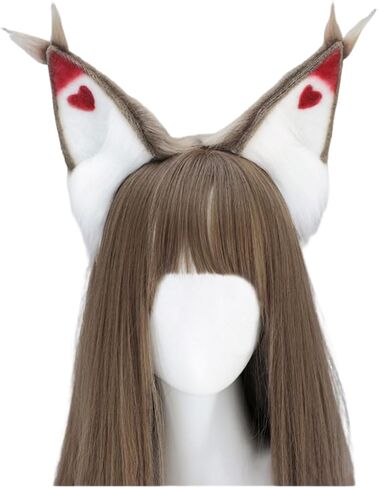 Hazbin Husk Ears Cosplay Hazbin Devil Hotel Husk Costume Accessories Ear Headband Halloween Christmas Outfits Props in Saudi Arabia