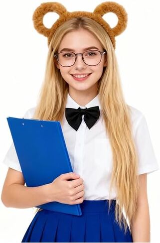 Chipmunk Ears Headband Set - Fuzzy Tamias Cosplay Costume for Halloween Christmas Parties in Saudi Arabia