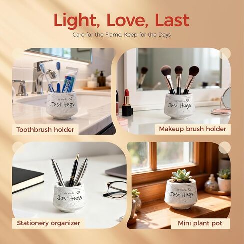Sympathy Gifts for Loss of Loved One, No Words Just Hugs Candle, Bereavement, Grief, Miscarriage, Memorial Gifts - 6oz Lavender Scented Soy Wax Candle - Get Well Gift for Grieving Friends Women in Saudi Arabia