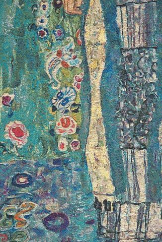 C Charlotte Home Furnishings Inc Adele Block-Bauer European Tapestry Wall Hanging | Viscose Cotton and Polyester Blend Wall Art | 45 in. x 28 in | Home Decor Accents | Inspired by Gustav Klimt in Saudi Arabia