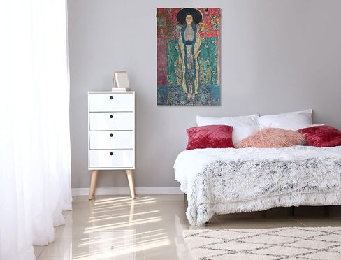 C Charlotte Home Furnishings Inc Adele Block-Bauer European Tapestry Wall Hanging | Viscose Cotton and Polyester Blend Wall Art | 45 in. x 28 in | Home Decor Accents | Inspired by Gustav Klimt in Saudi Arabia