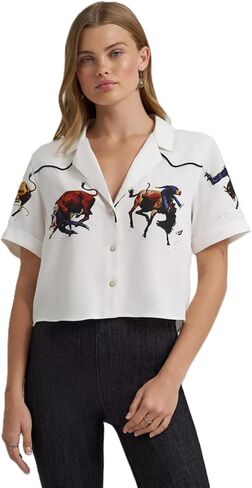 Wrangler Lainey Wilson Women's Rodeo Camp Shirt in Kuwait