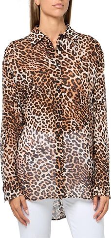 HUGO Women's Oversized Boyfriend Button Down Shirt in Saudi Arabia