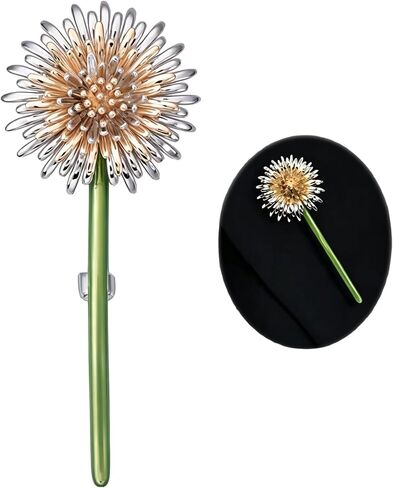 Dandelion Brooch for Women Men Flower Decor Enamel Brooches Graceful Pretty Sweater Dress Accessories Backpack Bag Pins in Saudi Arabia