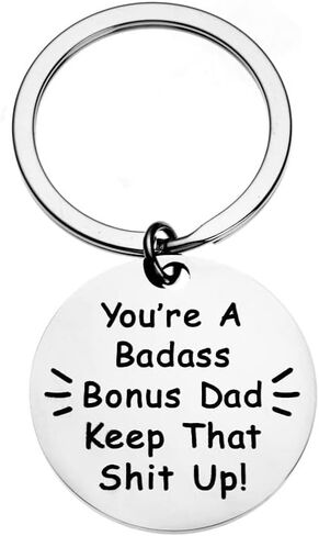ShiQiao Spl Stepdad Gifts from Daughter Son Step Dad Fathers Day Birthday Gifts for Stepfather Presents Funny Keychain for Men in Kuwait