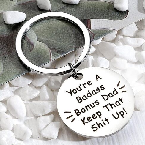 ShiQiao Spl Stepdad Gifts from Daughter Son Step Dad Fathers Day Birthday Gifts for Stepfather Presents Funny Keychain for Men in Kuwait