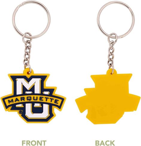سلسلة مفاتيح Desert Cactus Marquette University PVC من PVC MU Golden Eagles حقيبة العلامة، حقيبة ظهر، سيارة، هدية، تذكارية، حلقة مفاتيح (PVC A) in Kuwait