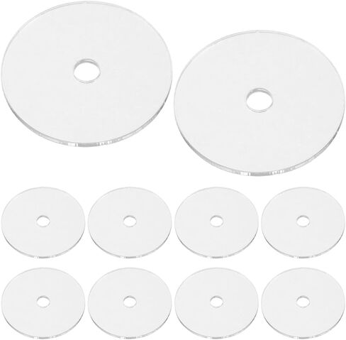 NOLITOY 20Pcs Mini Cd Keychain Clear Plastic Pendants Retro Music Record Style Diy Backpack Purse Charm Accessories in Saudi Arabia