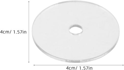 NOLITOY 20Pcs Mini Cd Keychain Clear Plastic Pendants Retro Music Record Style Diy Backpack Purse Charm Accessories in Saudi Arabia