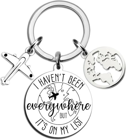 Travel Gifts for Women Men Travel Keychain Travels Charms Accessories Unique Gifts for Travelers Women Men Traveling Gift Ideas Traveling Stuff for International Travelers in Kuwait