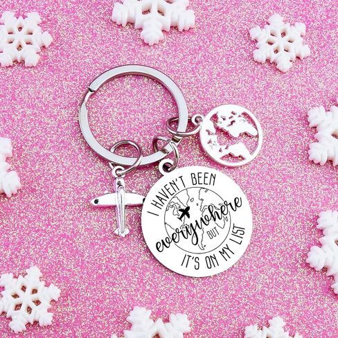 Travel Gifts for Women Men Travel Keychain Travels Charms Accessories Unique Gifts for Travelers Women Men Traveling Gift Ideas Traveling Stuff for International Travelers in Kuwait