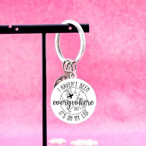 Travel Gifts for Women Men Travel Keychain Travels Charms Accessories Unique Gifts for Travelers Women Men Traveling Gift Ideas Traveling Stuff for International Travelers in Kuwait