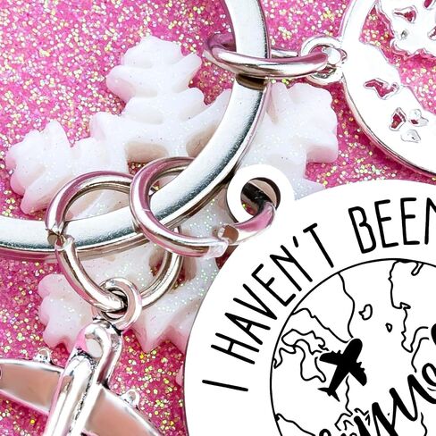 Travel Gifts for Women Men Travel Keychain Travels Charms Accessories Unique Gifts for Travelers Women Men Traveling Gift Ideas Traveling Stuff for International Travelers in Kuwait
