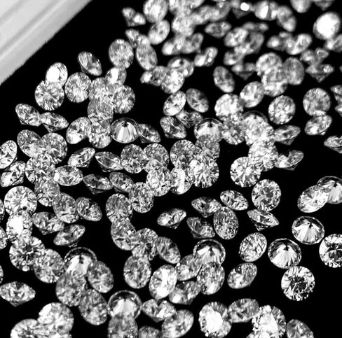 Loose CVD Lab Grown Diamonds – 220 Pcs, 1.00 mm Round, D-F Color, First Grade, GIA/GIE Certified – Ideal for Jewelry, Rings, Earrings, DIY Designs in Kuwait