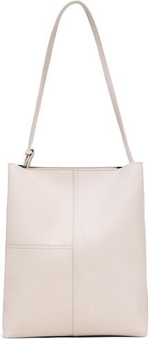 NEWBELLA Women's Vegan Leather Structured Bucket Bag | Lightweight in Saudi Arabia