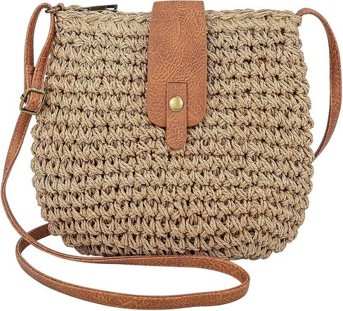 Small Summer Beach Bags Straw Beach Bag Woven Purse Cute Womens Small Handbag Shoulder Purse Straw Clutch Purses in Saudi Arabia