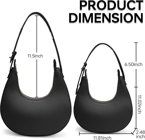 GEMIU Crescent Bag Purses for Women Small Womens Shoulder Handbags with Adjustable Strap in Saudi Arabia