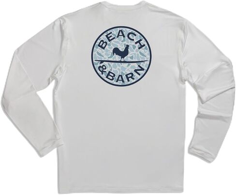 Beach & Barn Camo Emblem Sunshelter Performance Shirt in Kuwait