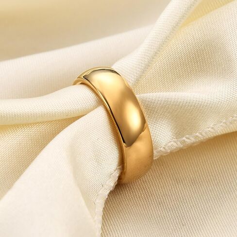 Tungsten Wedding Band 10K Gold Plated 3-6mm Comfort Fit Sizes 5-11 in Saudi Arabia