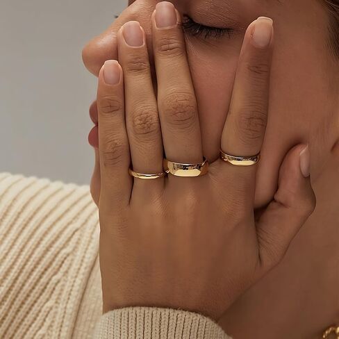 Tungsten Wedding Band 10K Gold Plated 3-6mm Comfort Fit Sizes 5-11 in Saudi Arabia