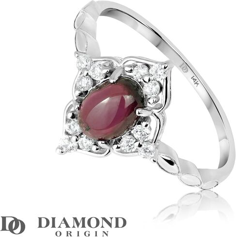 925 Silver Ring Blank 5x7mm Faceted Stones or Cabochons CZ Halo DIY Jewelry in Saudi Arabia