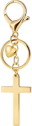 Cross Keychain Bag Charm for Women Christian Religious Gifts Easter Jesus Keychain for Women Purse Handbag Car Keys in Saudi Arabia