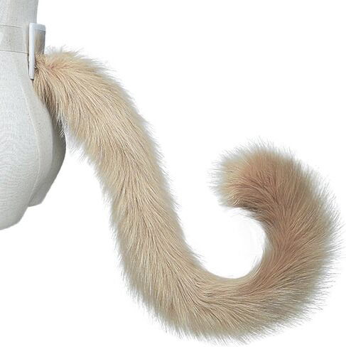 Faux Fur Cat Tail Cosplay 31.5" Long Animal Tail for Halloween Party Costume Accessories in Saudi Arabia