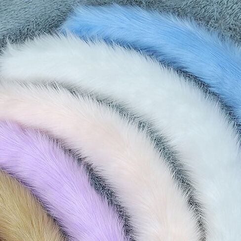 Faux Fur Cat Tail Cosplay 31.5" Long Animal Tail for Halloween Party Costume Accessories in Saudi Arabia
