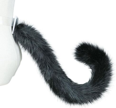 Faux Fur Cat Tail Cosplay 31.5" Long Animal Tail for Halloween Party Costume Accessories in Saudi Arabia