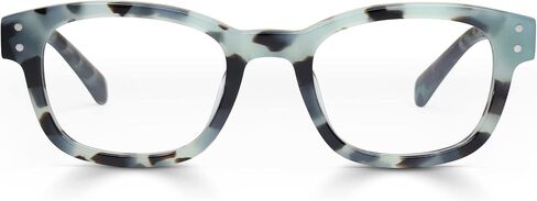 eyebobs - Biff | Premium Traditional and Blue Light Reading Glasses for Men and Women | Square Frame for Narrow Faces in Kuwait
