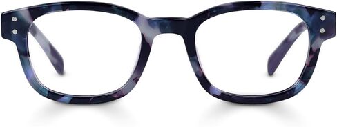 eyebobs - Biff | Premium Traditional and Blue Light Reading Glasses for Men and Women | Square Frame for Narrow Faces in Kuwait
