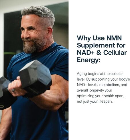 Transparent Labs NMN Supplement for NAD+ Levels - NAD Supplement with 600 mg Nicotinamide Mononucleotide to Support Healthy Aging, Cellular Energy Production, & Metabolic Balance - 30 Count in Saudi Arabia