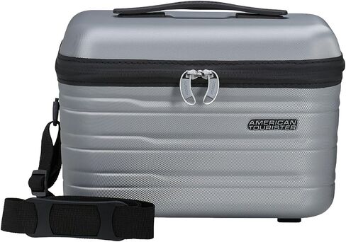 American Tourister Sky Silver Flashline 36 cm Beauty Case, Cosmetic case in Saudi Arabia